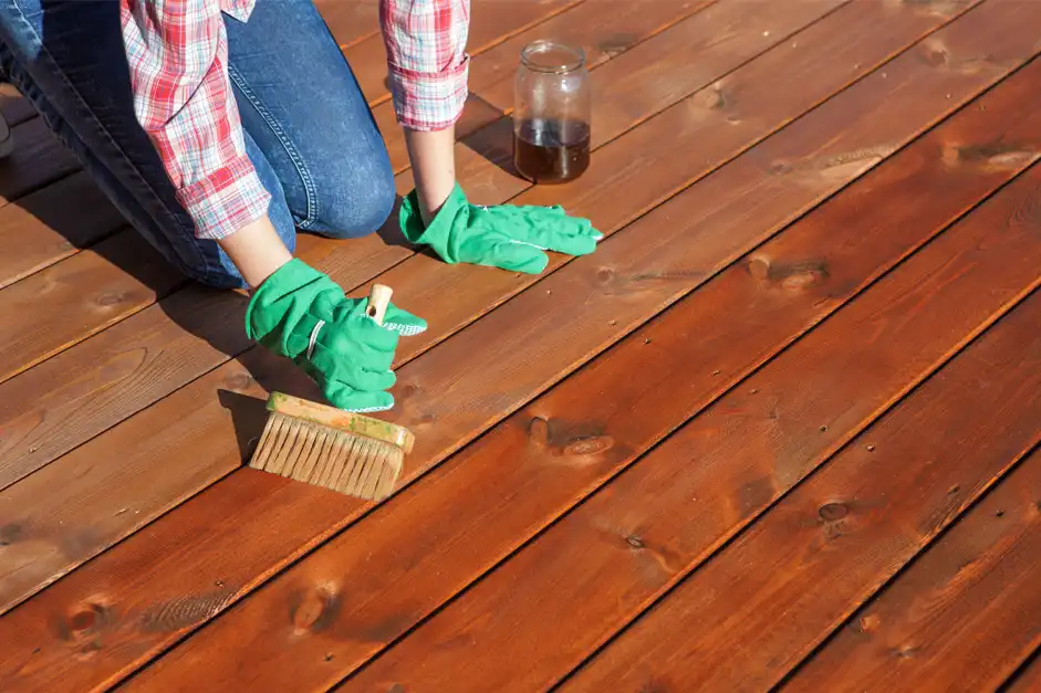 maintain wooden deck