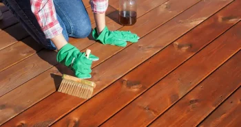 maintain wooden deck